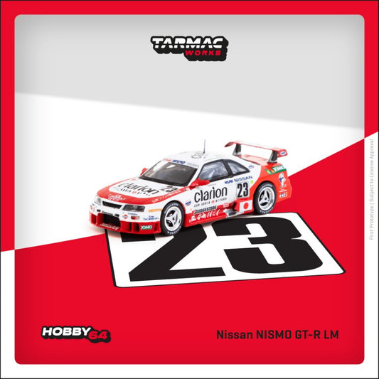 Tarmac Works - Pre-Order - 1995 Nissan Nismo GT-R LM #23 - 24h of Le Mans, white/red - T64-067-95LM23