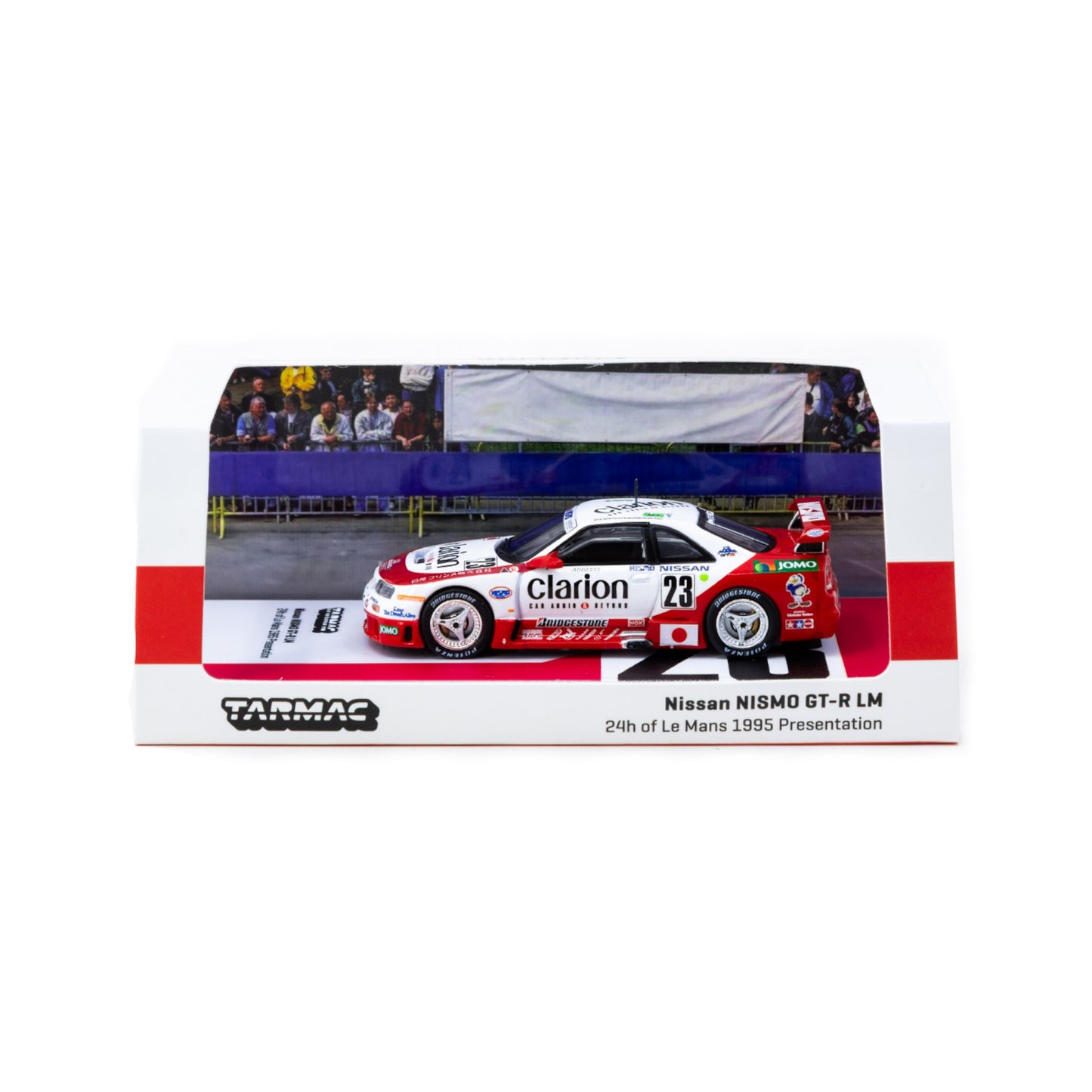 Tarmac Works - 1995 Nissan Nismo GT-R LM #23 - 24h of Le Mans, white/red - T64-067-95LM23