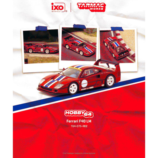 Tarmac Works - Pre-Order - 1994 Ferrari F40 LM, rosso corsa - T64-075-RE2