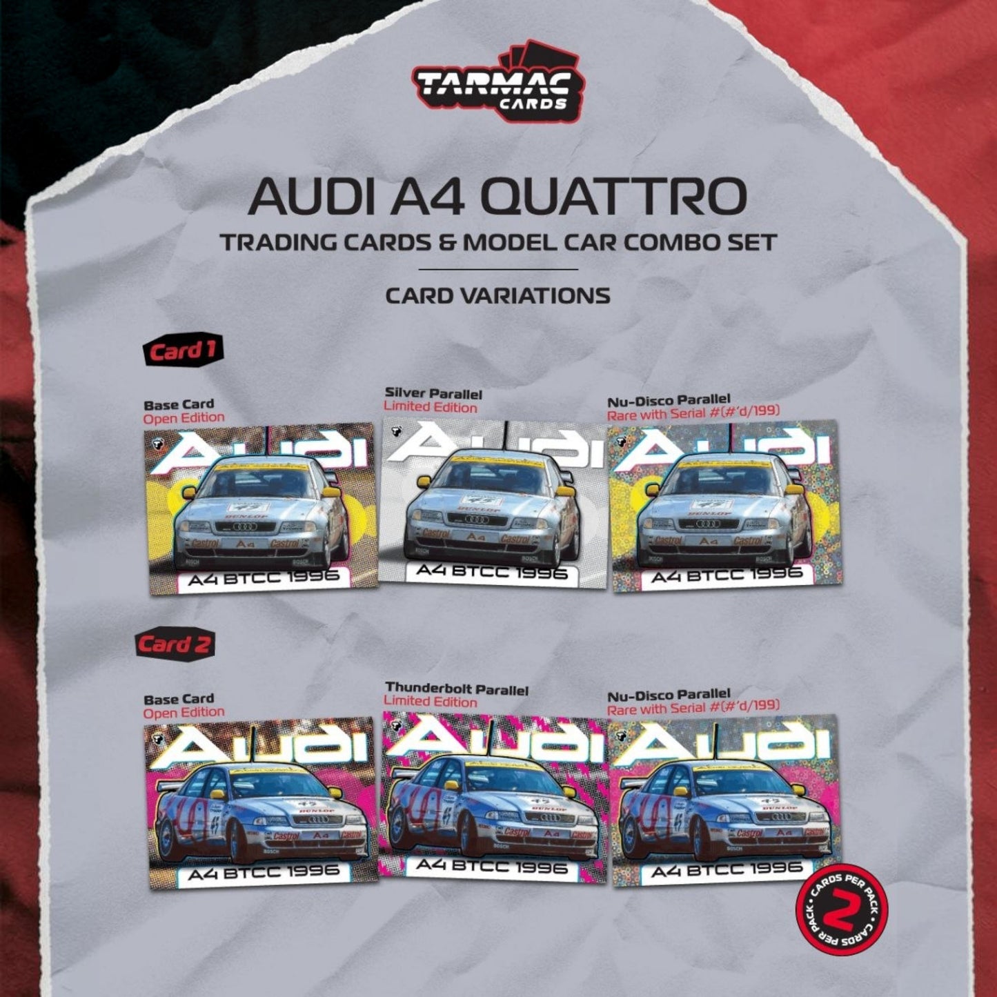 Tarmac Works - Pre-Order - 1996 Audi A4 Quattro #45 Frank Biela BTCC Champion - T64-077-96BTC45