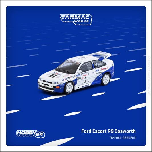 Tarmac Works - Pre-Order - 1993 Ford Escort RS Cosworth #3 - T64-081-93RDF03