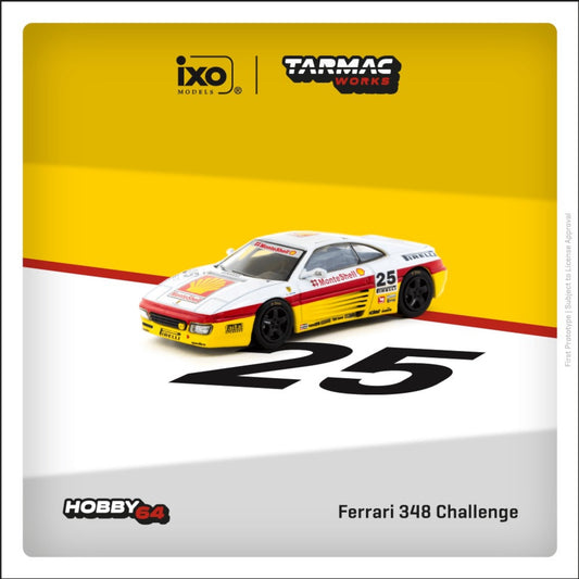 Tarmac Works - Pre-Order - Ferrari 348 Challenge Monte Shell - T64-082-94IGT25