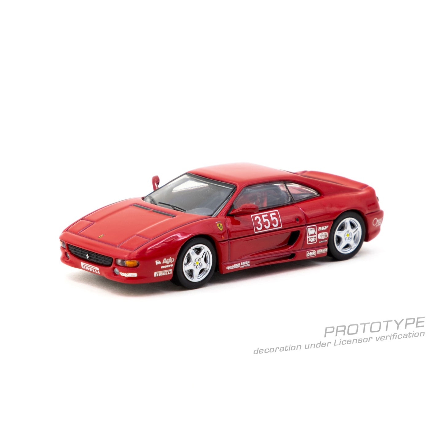 Tarmac Works x IXO - Pre-Order - Ferrari F355 Challenge Presentation, red - T64-083-PRE