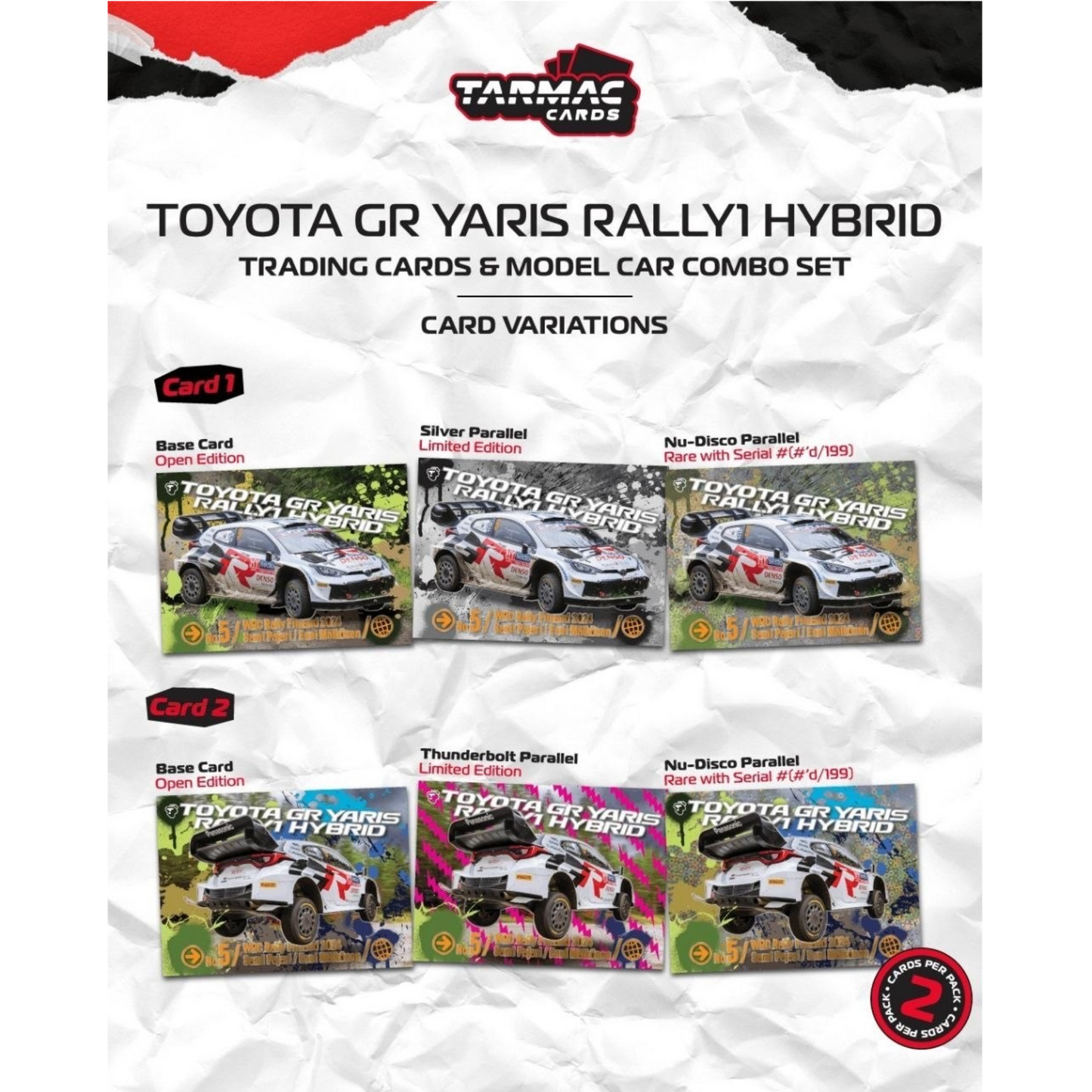 Tarmac Works - Pre-Order - 2024 Toyota Yaris GR Rally1 Hybrid #5 Sami Pajari Rally Finland - T64-085-24FR05