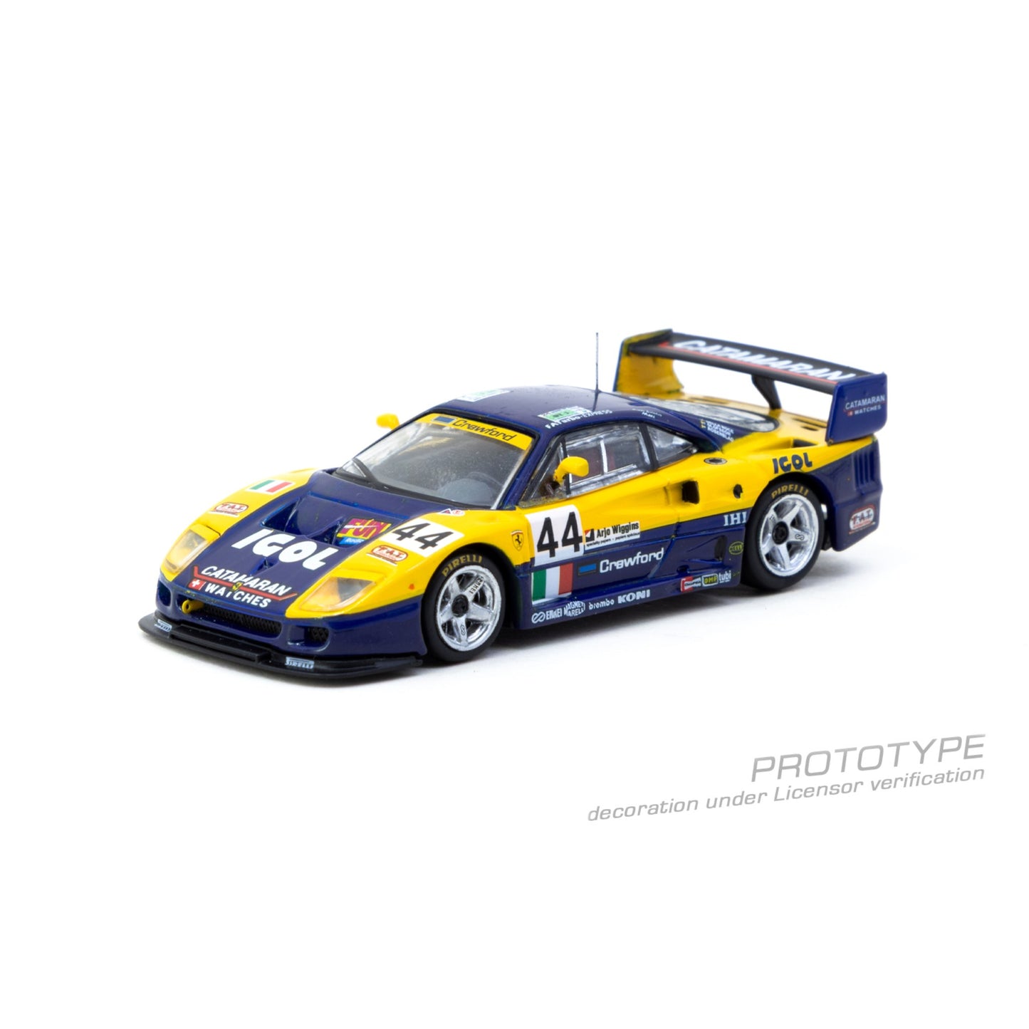 Tarmac Works - Pre-Order - Ferrari F40 GTE #44 24h of Le Mans - T64-088-96LM44