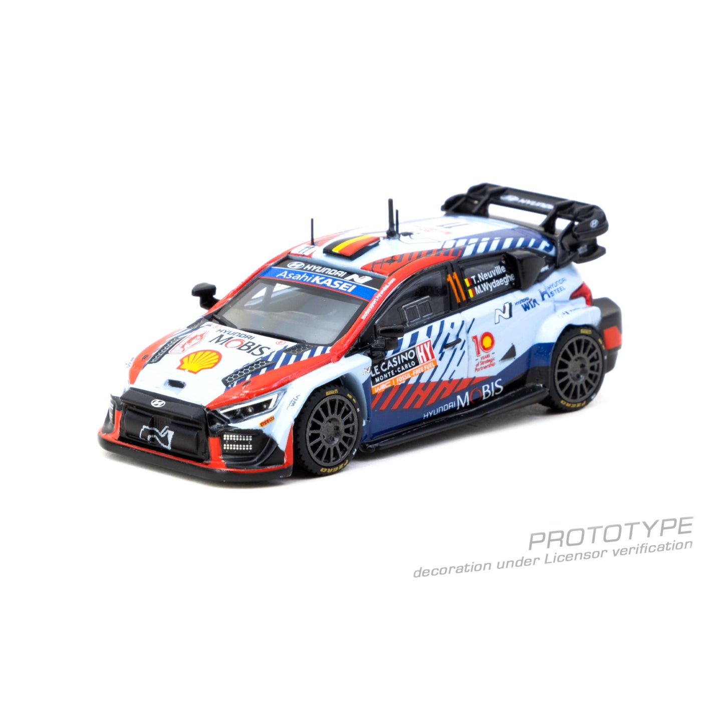 Tarmac Works - Pre-Order - Hyundai i20 N Rally1 Hybrid Rallye Monte-Carlo 2024 Winner - T64-089-24MCR11