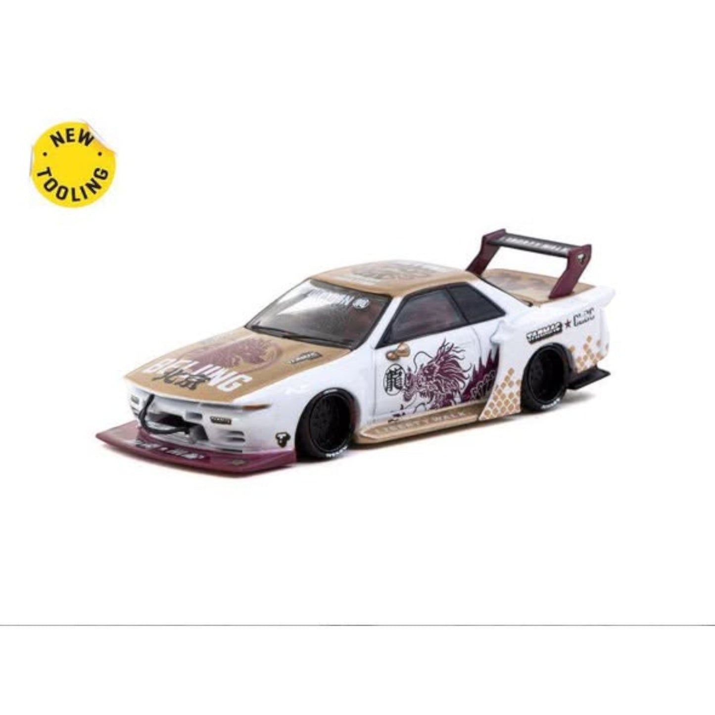 Tarmac Works - Pre-Order - LB-KAIDO WORKS Nissan R32 Skyline HEC2026 - Beijing Edition - T64-097-26HEC