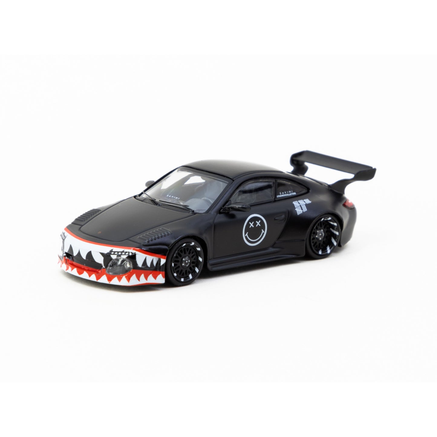Tarmac Works - Old & New Porsche 997, matt black - T64-TL053-MB