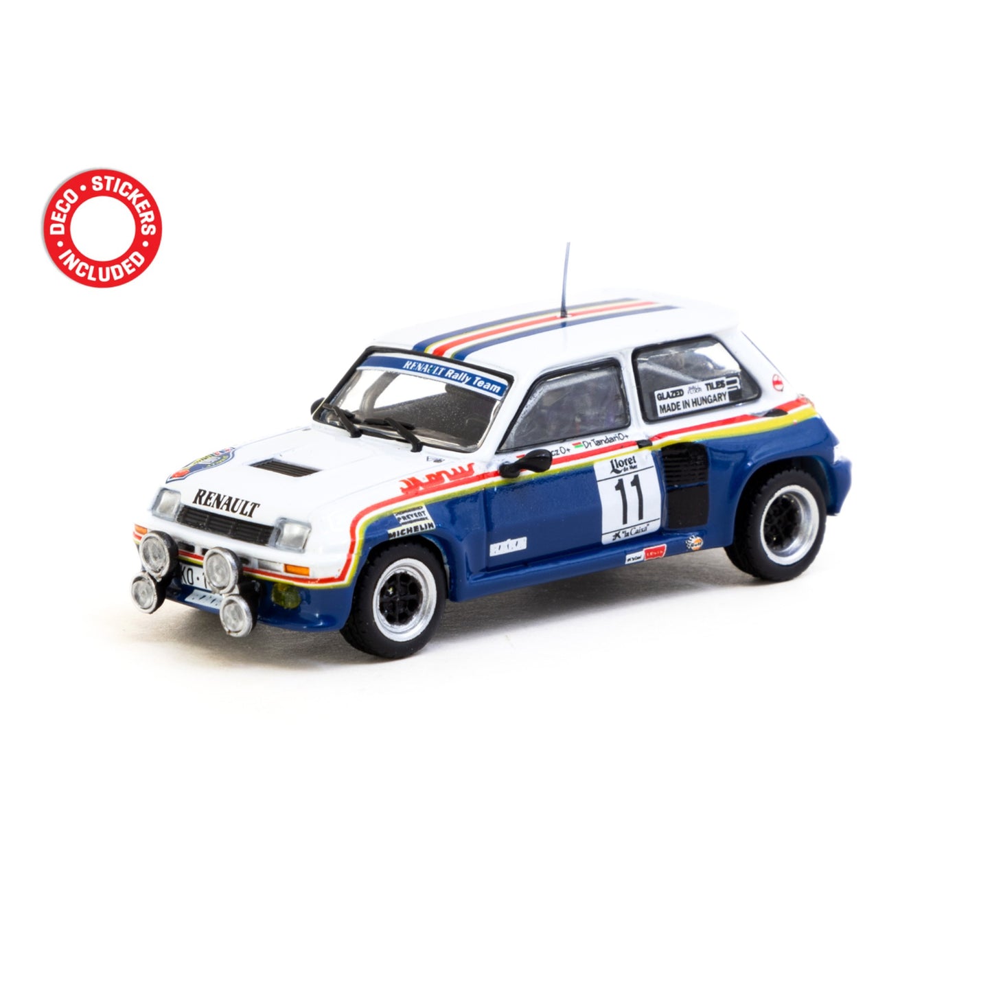 Tarmac Works - 1985 Renault 5 Turbo #11 Rally Costa Brava - T64-TL060-85RCB11