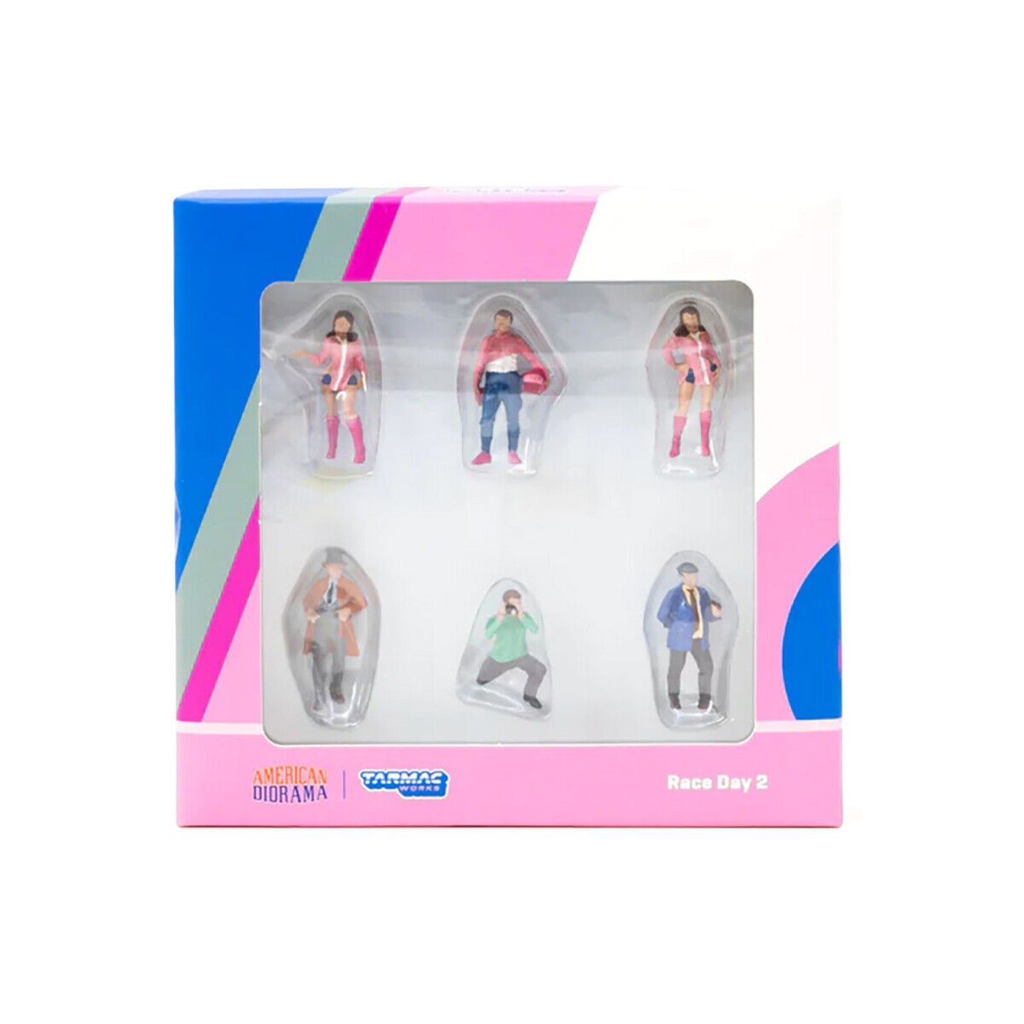 Tarmac x American Diorama - Race Day #2 Figure set - T64F-001-PK