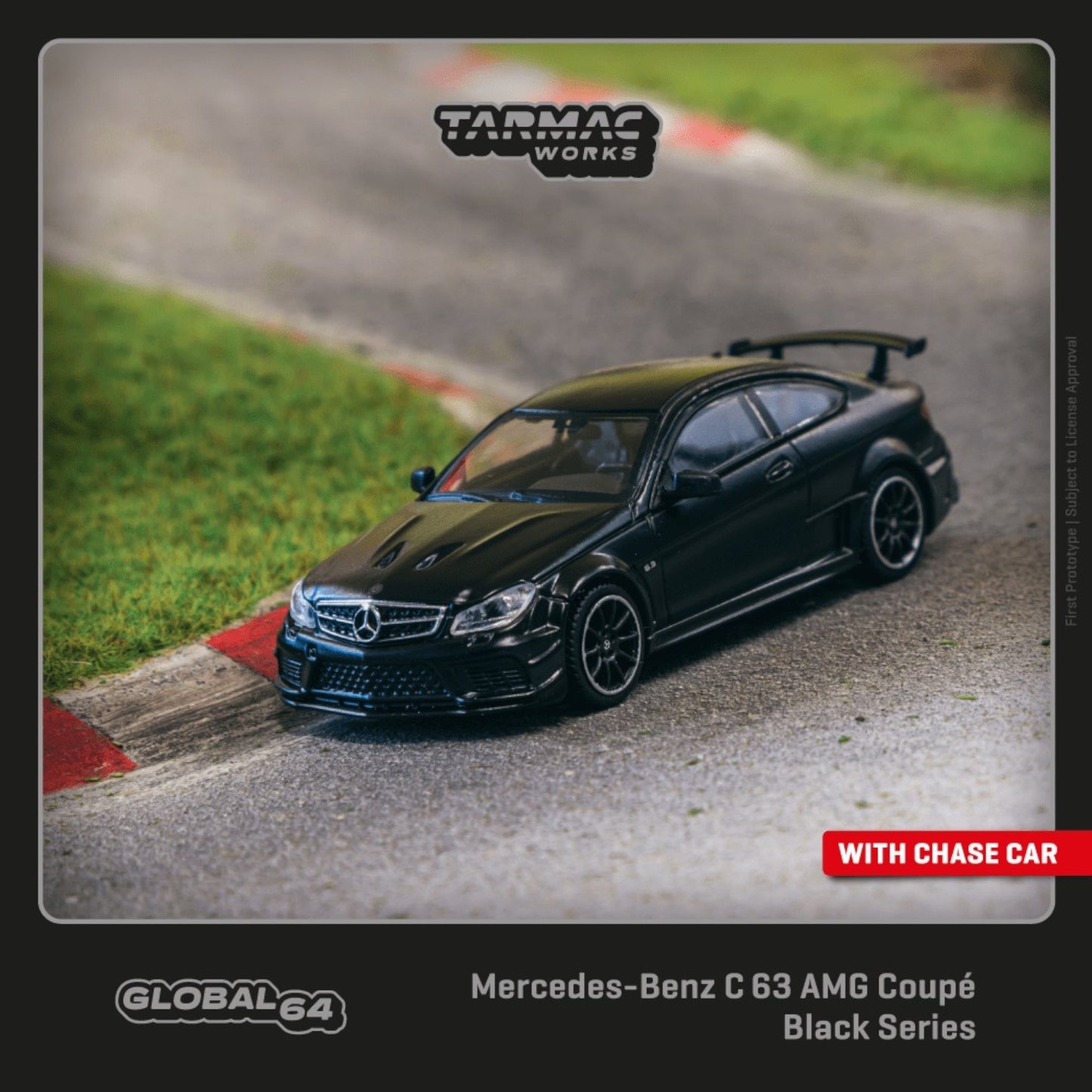 Tarmac Works - Mercedes-Benz C 63 AMG coupe Black Series - T64G-009-MB