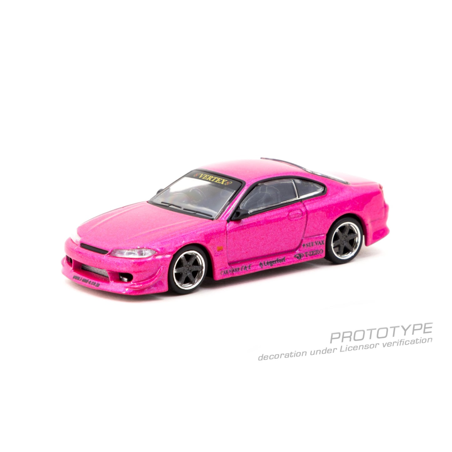 Tarmac Works - Pre-Order - Vertex Nissan Silvia S14 pink - T64G-023-PI