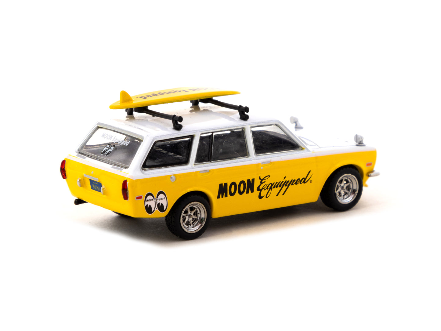 Tarmac Works - Datsun Bluebird 510 Wagon *Moon Equipped*, yellow - T64G-026-ME1 - 1:64