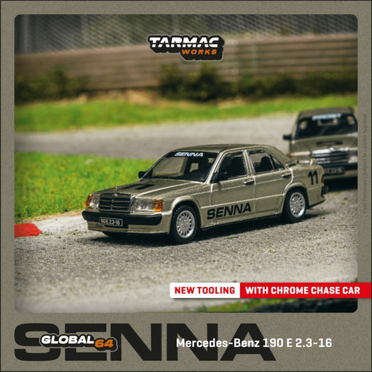 Tarmac Works - Pre-Order - Mercedes-Benz 190 E 2.3-16 *Ayrton Senna* Race of Champion 1984
