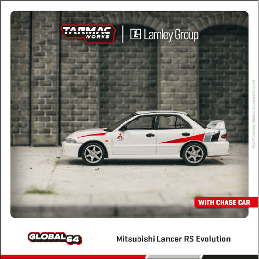 Tarmac Works - Mitsubishi Lancer RS Evolution, white - T64G-048-RS