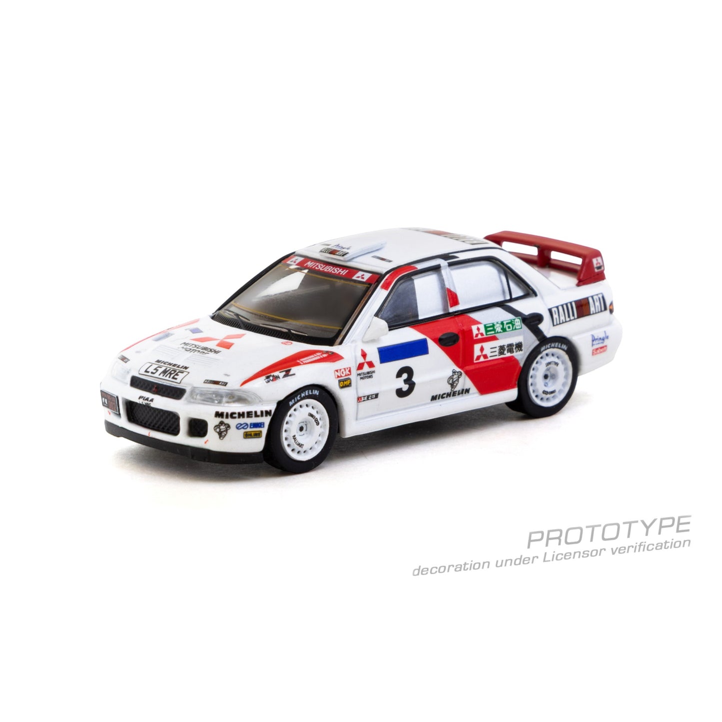 Tarmac Works - Pre-Order - Mitsubishi Lancer Evolution II - Hong Kong Beijing Rally 1994