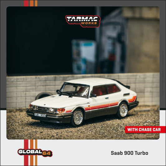Tarmac Works - Pre-Order - Saab 900 Turbo, white - T64G-056-WH