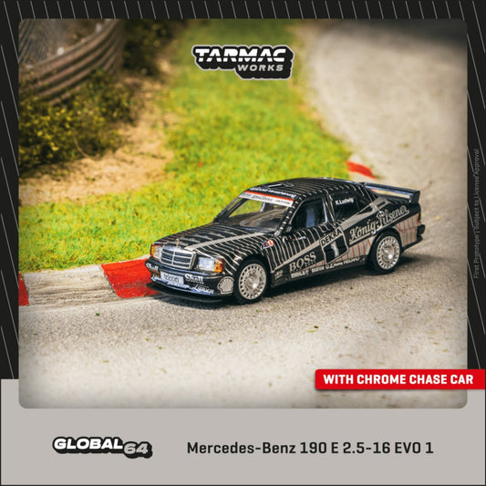 Tarmac Works - Pre-Order - 1989 Mercedes-Benz 190 E 2.5-16 EVO 1 #1 Klaus Ludwig, DTM 1989 - T64G-057-89DTM01