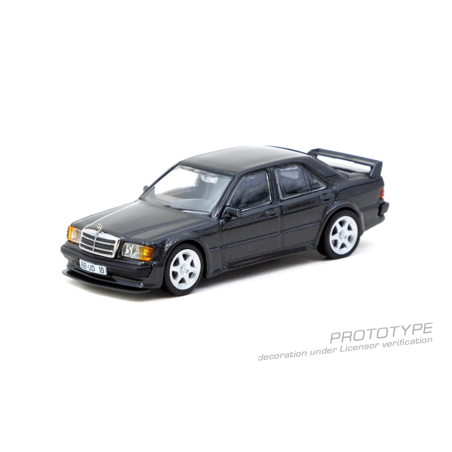Tarmac Works - Pre-Order - Mercedes-Benz 190 E 2.5-16 EVO 1, blue-black metallic - T64G-057-BK