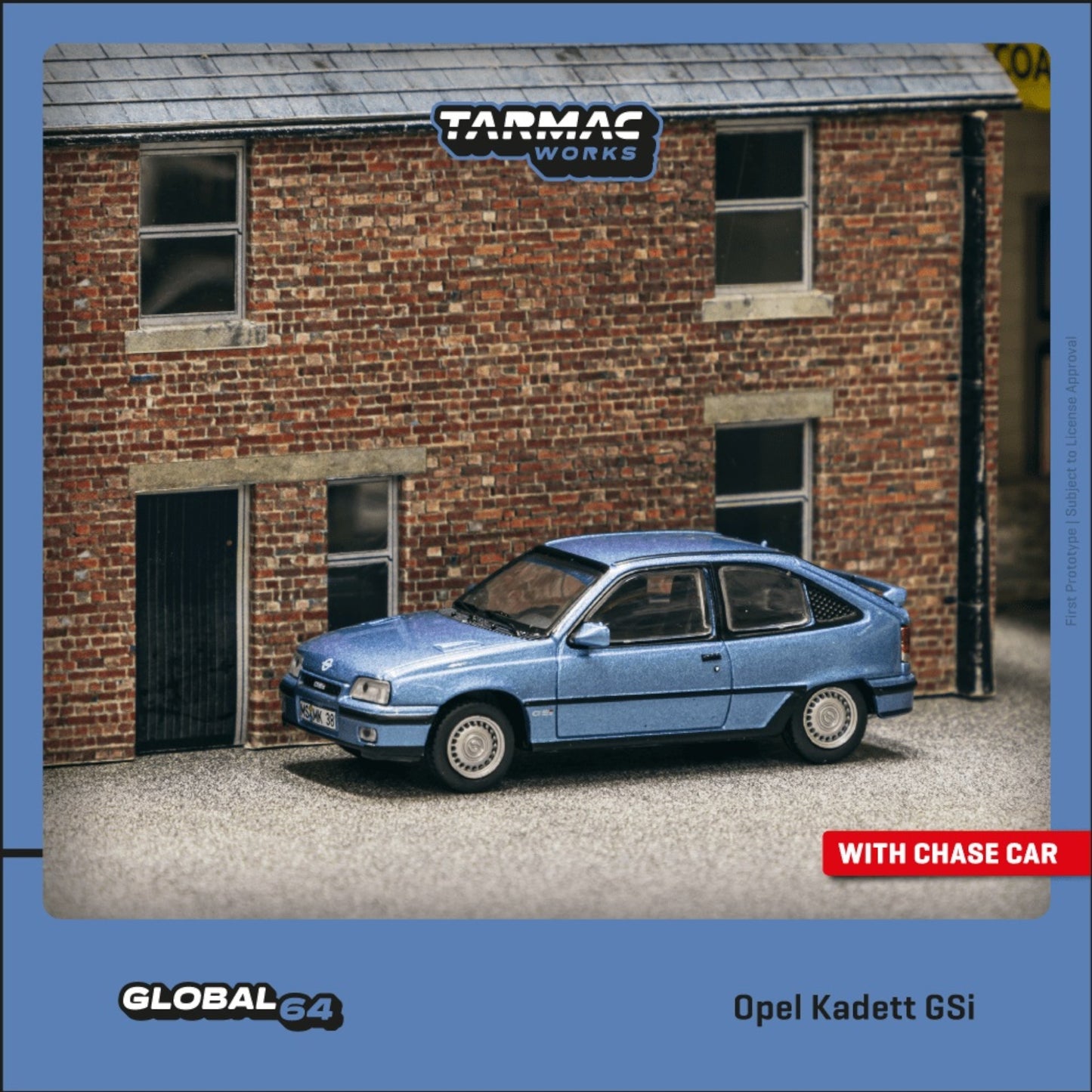 Tarmac Works - Pre-Order - Opel Kadett GSi, blue metallic - T64G-065-BL