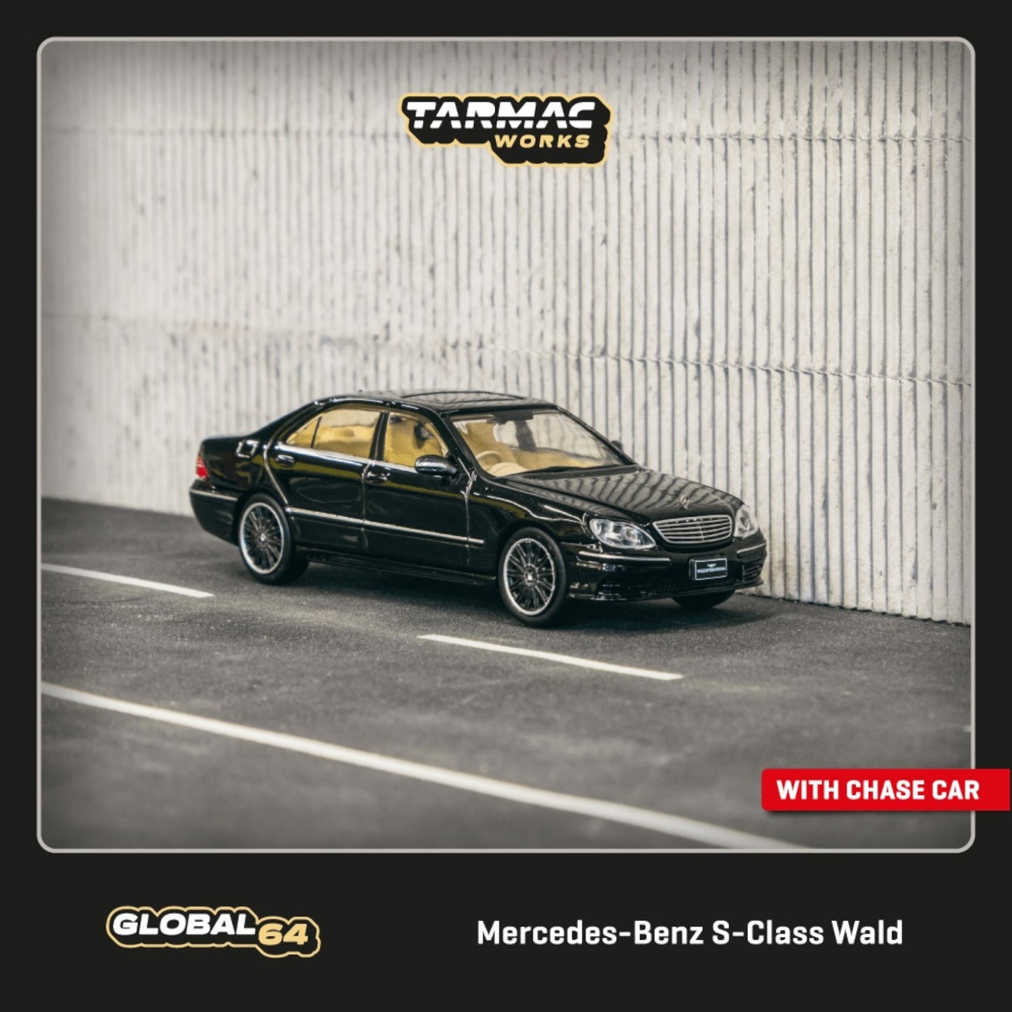 Tarmac Works - Pre-Order - Mercedes-Benz S-Class Wald, black - T64G-072-BK