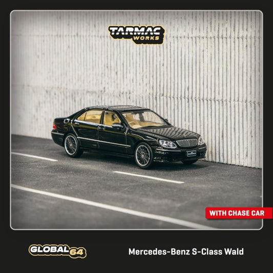 Tarmac Works - Pre-Order - Mercedes-Benz S-Class Wald, black - T64G-072-BK
