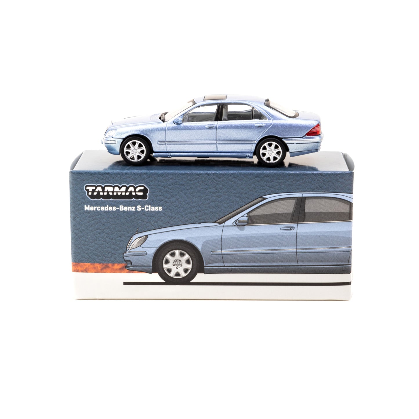 Tarmac Works - Mercedes Benz S-Class, horizon blue metallic - T64G-072-BL