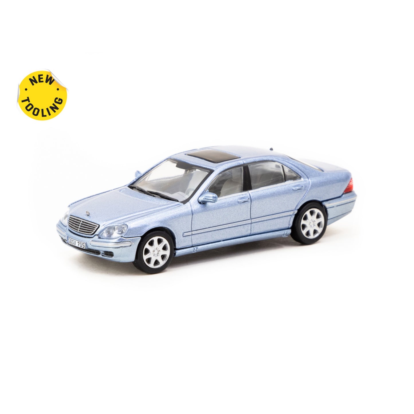 Tarmac Works - Mercedes Benz S-Class, horizon blue metallic - T64G-072-BL