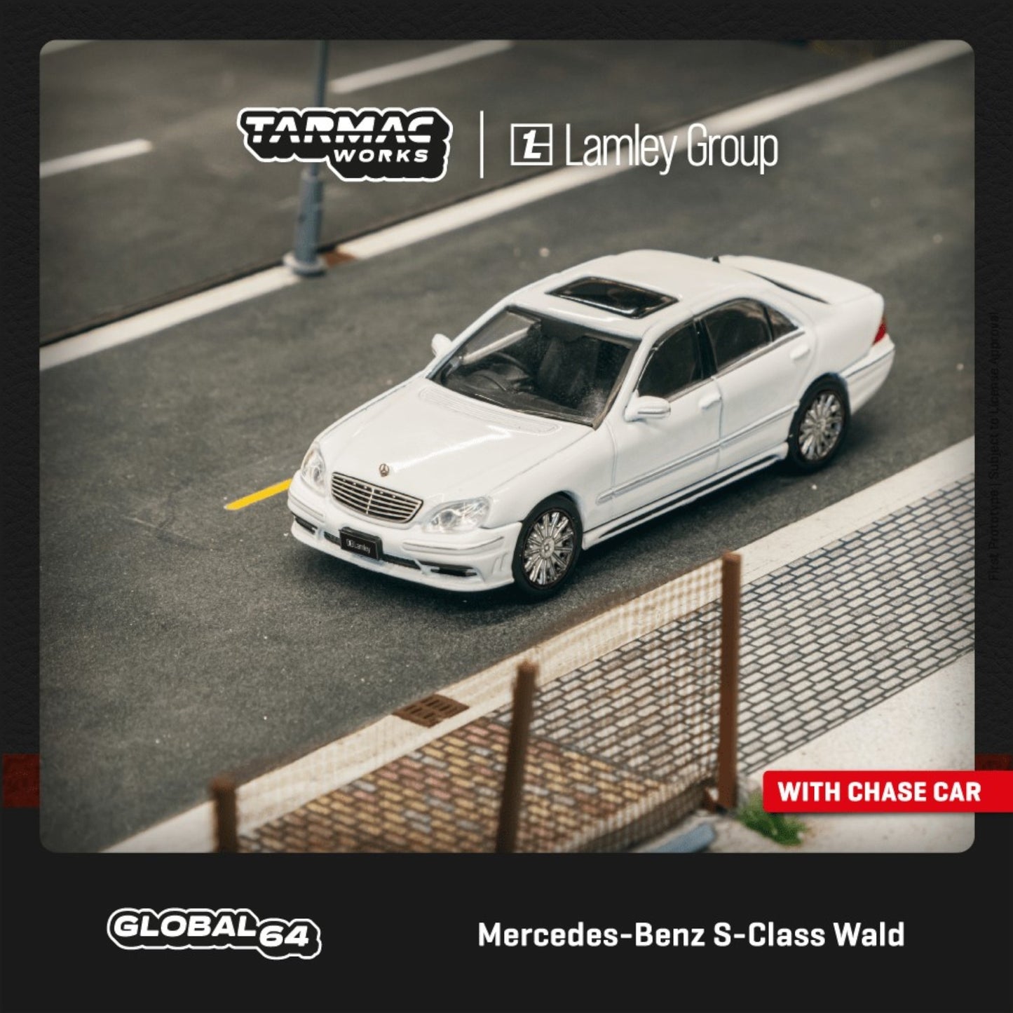 Tarmac Works - Mercedes-Benz S-Class Wald, alabaster white - T64G-072-WH