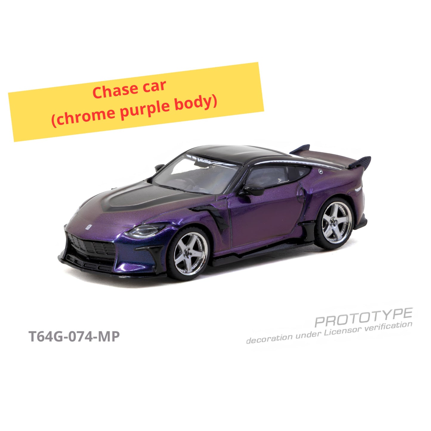 Tarmac Works - Pre-Order - 2025 Nissan Fairlady Z Veilside FFZ400, chameleon purple - T64G-074-MP