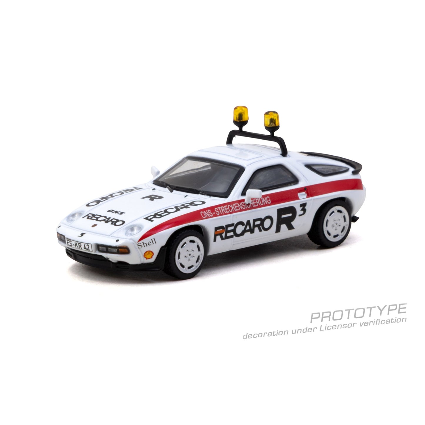 Tarmac Works - Pre-Order - Porsche 928 S Safety Car, white - T64G-083-SC