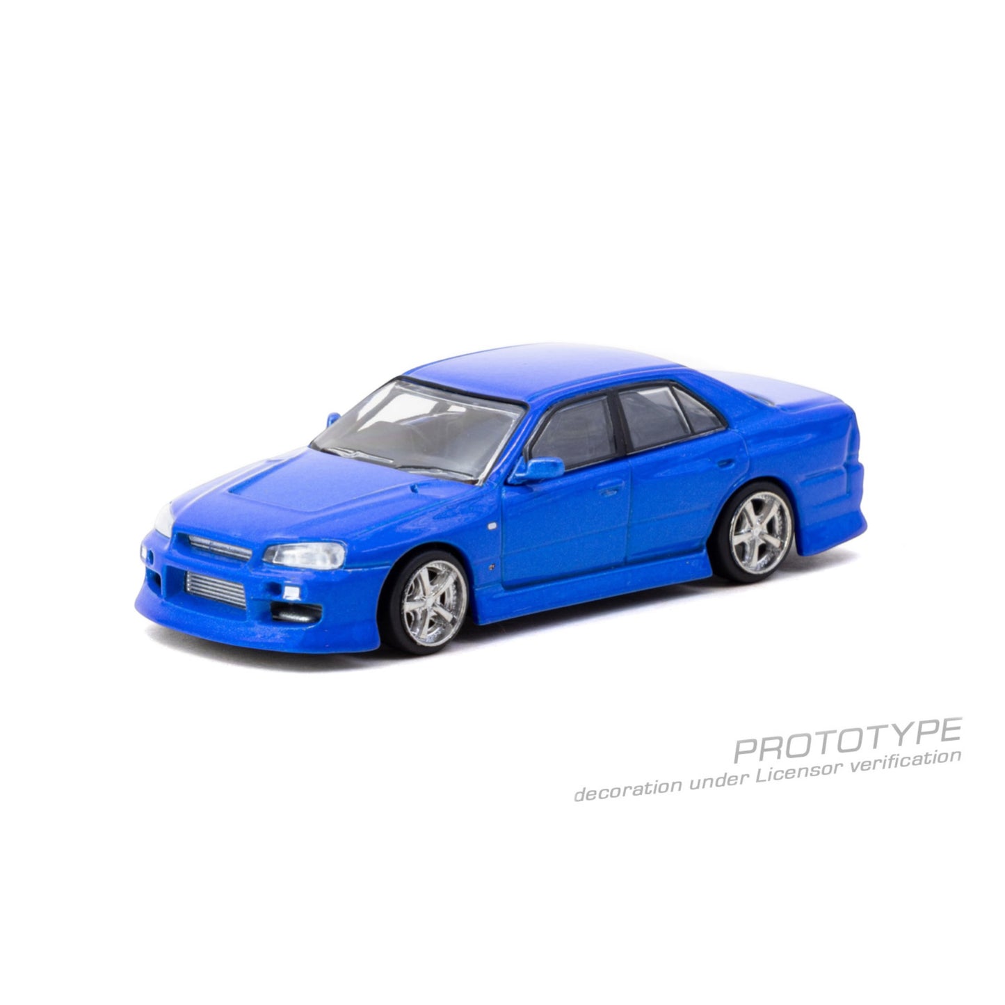 Tarmac Works - Pre-Order - Nissan Skyline ER34 Uras, blue - T64G-088-BL