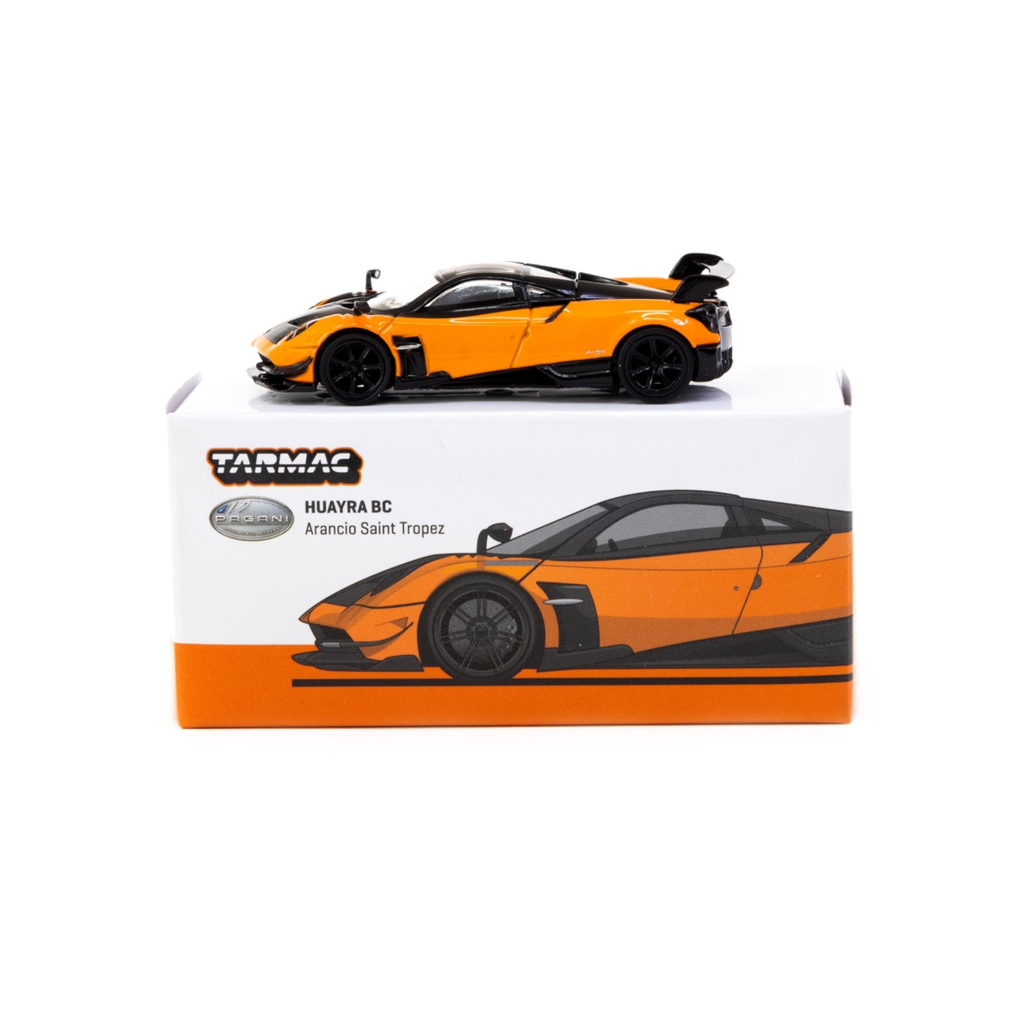 Tarmac Works - Pagani Huayra BC, Arancio Saint Tropez, orange - T64G-TL014-OR