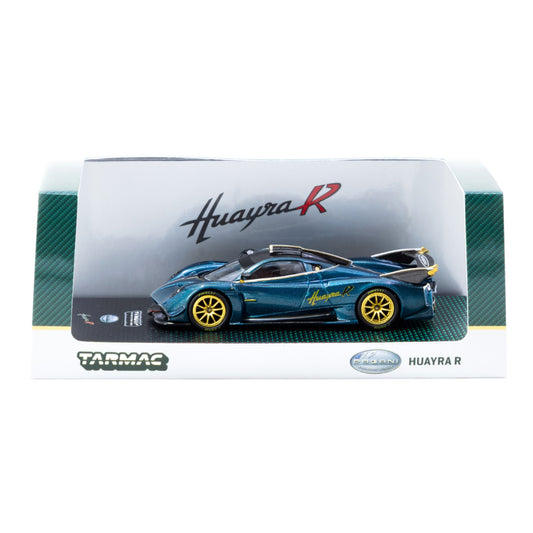 Tarmac Works - Pre-Order - Pagani Huayra R, turquoise carbon fiber - T64G-TL035-TCF