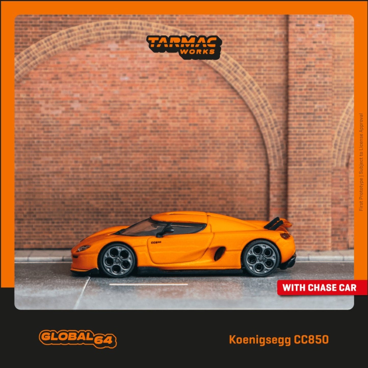 Tarmac Works - Koenigsegg CC850, orange - T64G-TL051-OR