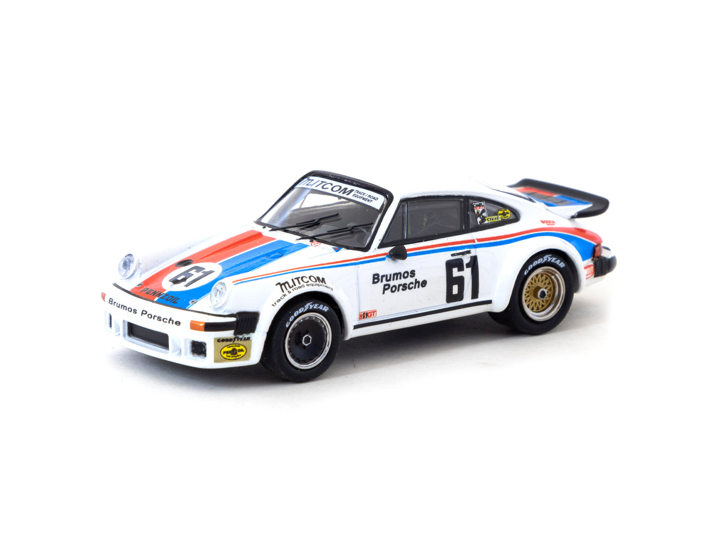 Tarmac Works x Minichamps - Porsche 934 #61 24h Daytona 1977 - T64MC-003-DAY - 1:64