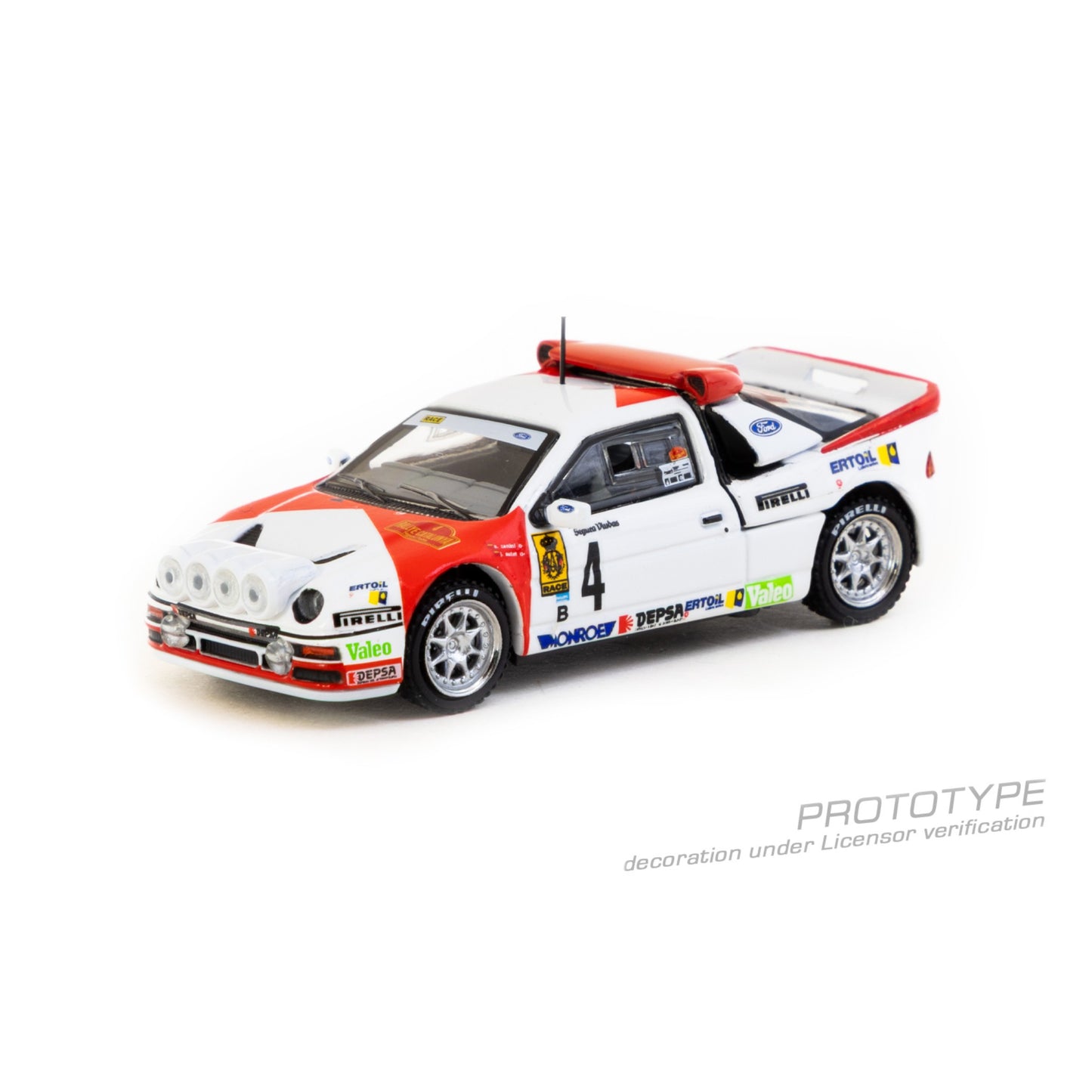 Tarmac Works - Pre-Order - 1986 Ford RS200 #4 - T64P-001-86RC04
