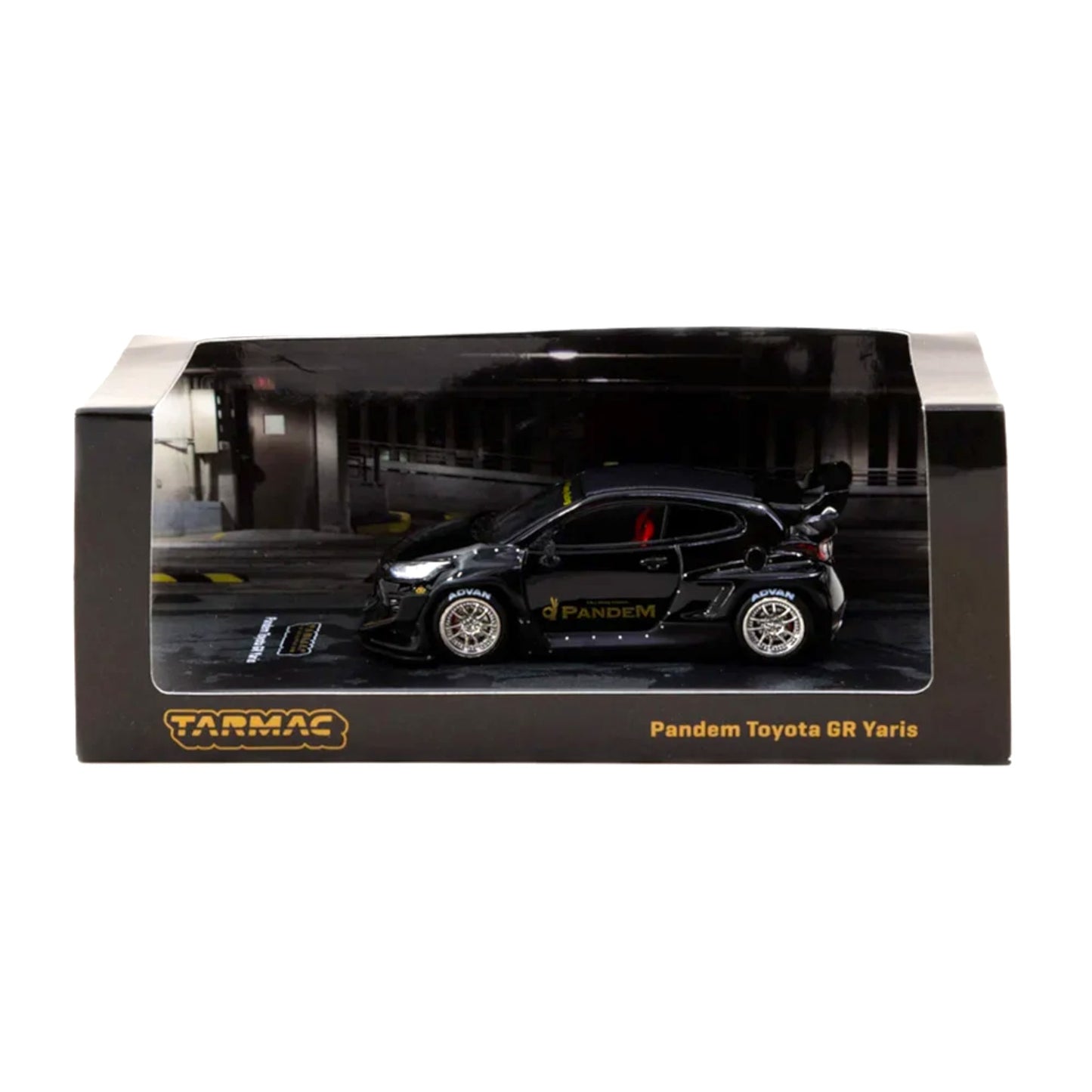 Tarmac Works - Pandem Toyota Yaris GR, black - T64R-080-BK