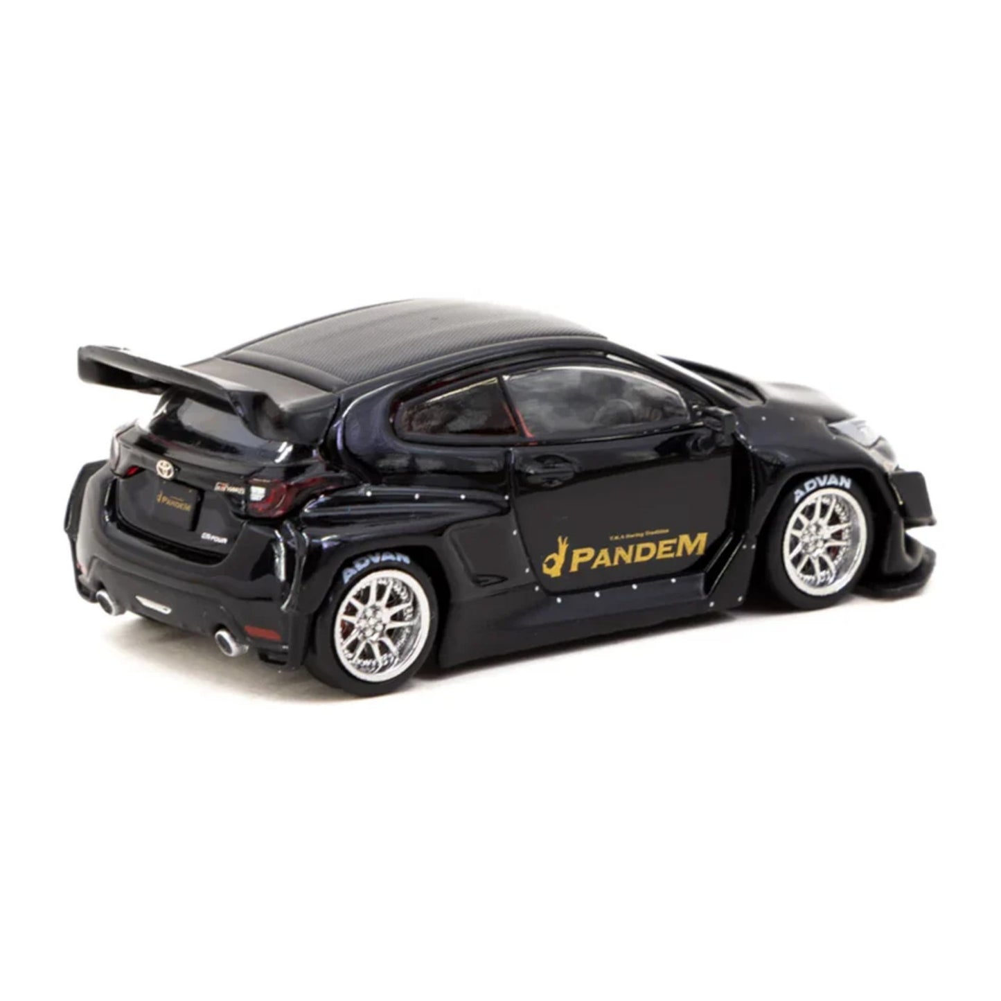 Tarmac Works - Pandem Toyota Yaris GR, black - T64R-080-BK