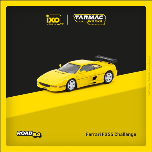 Tarmac Works - Pre-Order - Ferrari F355 Challenge Yellow - T64R-083-YL