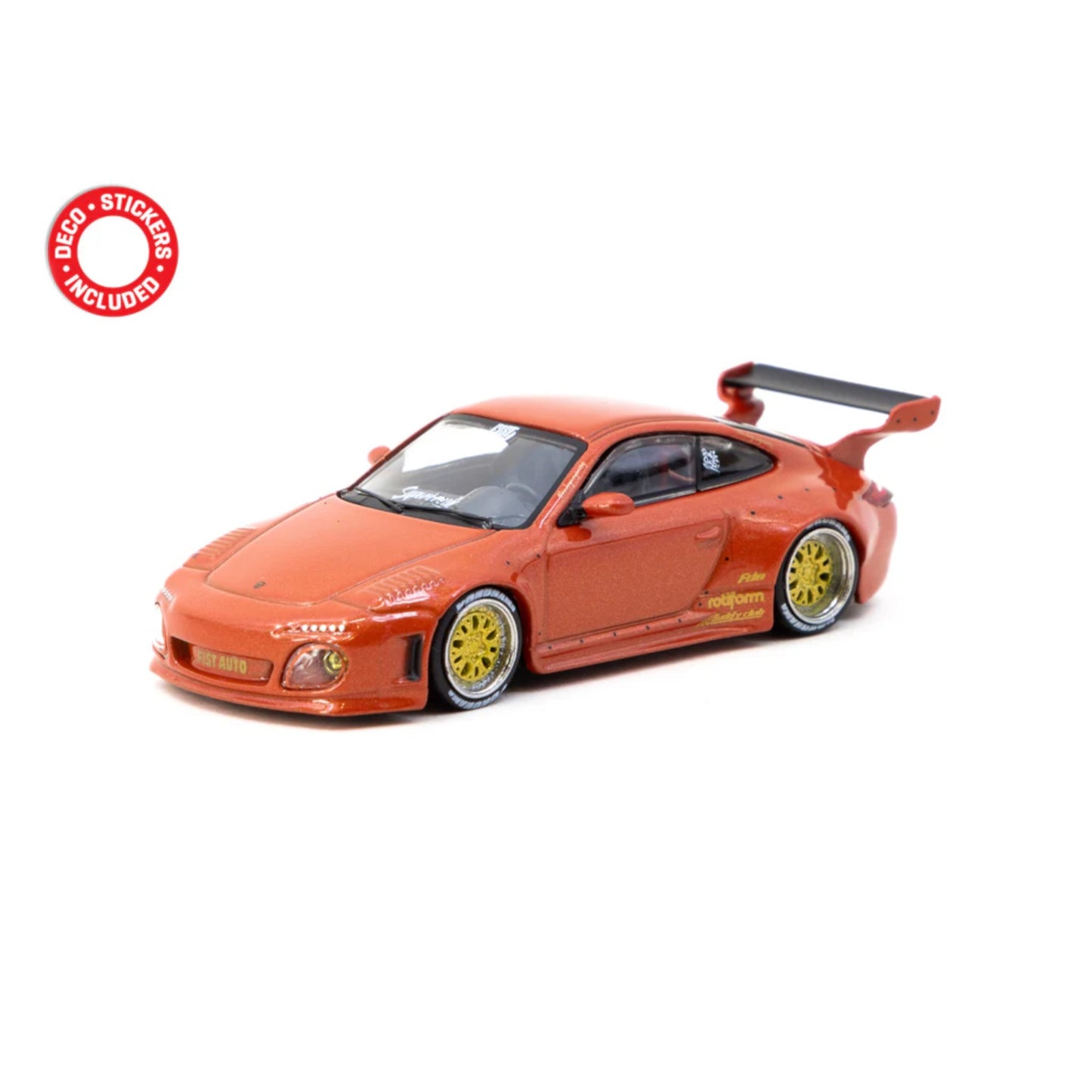 Tarmac Works - Porsche Old & New 997, red metallic - T64R-TL053-REM