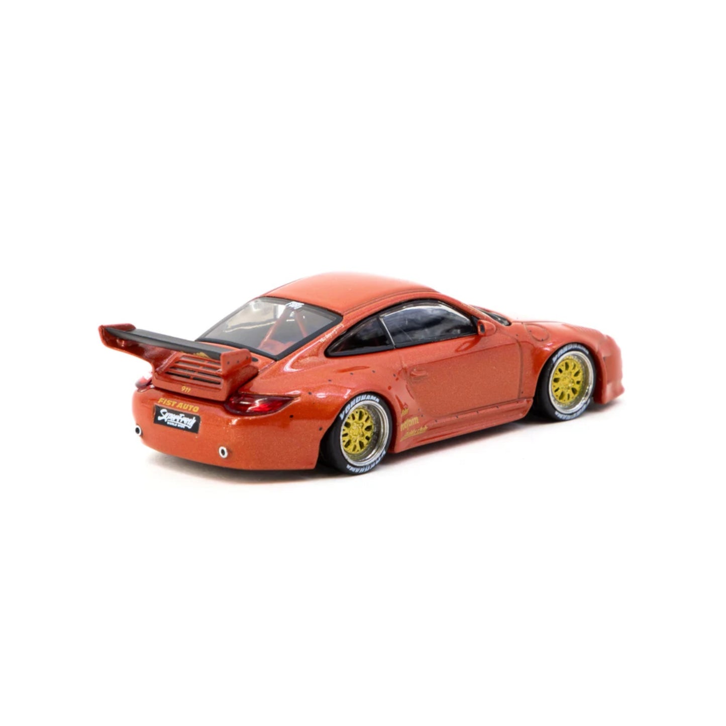 Tarmac Works - Porsche Old & New 997, red metallic - T64R-TL053-REM