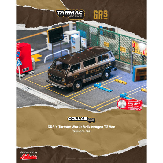 Tarmac Works - Pre-Order - Volkswagen T3 Transporter GRS x Tarmac - T64S-001-GRS