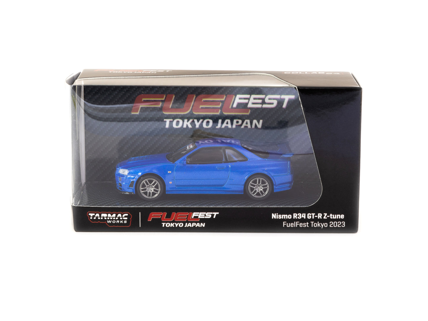 Tarmac Works - Nismo R34 GT-R Z-tune *FeulFest Tokyo*, blue - Nissan Skyline