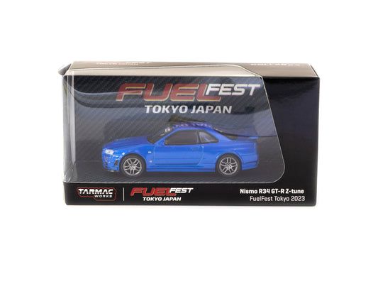 Tarmac Works - Nismo R34 GT-R Z-tune *FeulFest Tokyo*, blue - Nissan Skyline