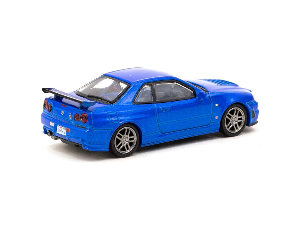 Tarmac Works - Nismo R34 GT-R Z-tune *FeulFest Tokyo*, blue - Nissan Skyline