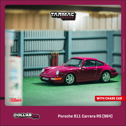 Tarmac Works - Pre-Order - Porsche 911 964 RS, ruby star - T64S-017-RS