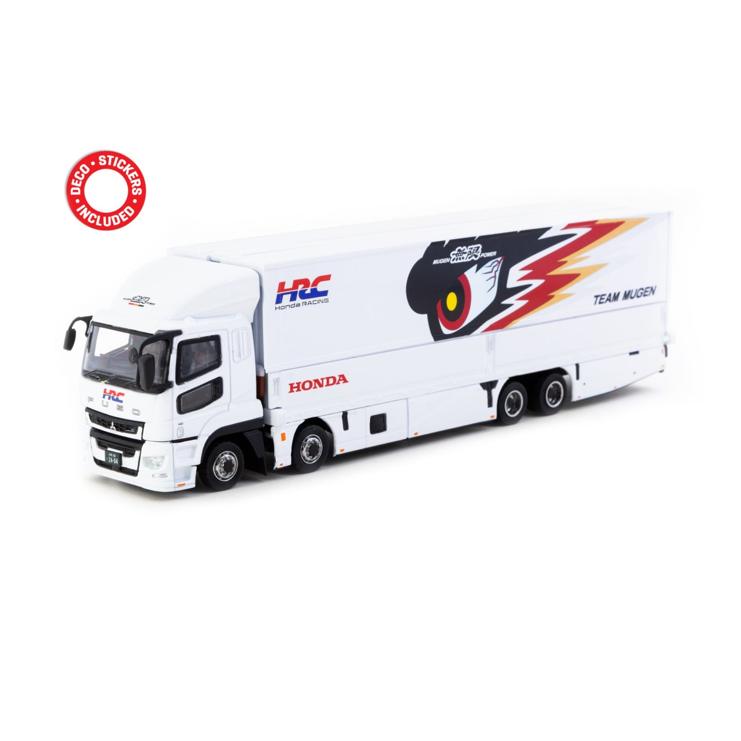 Tarmac Works - Pre-Order - Mitsubishi Fuso Super Great, *TEAM MUGEN*, white - T64T-TL001-MU