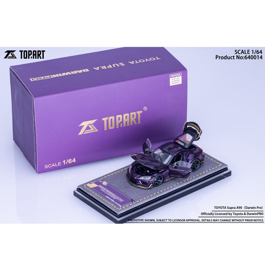 TopArt - Pre-Order - Toyota Supra A90 DarwinPRO Widebody, Purple - TAO-640014