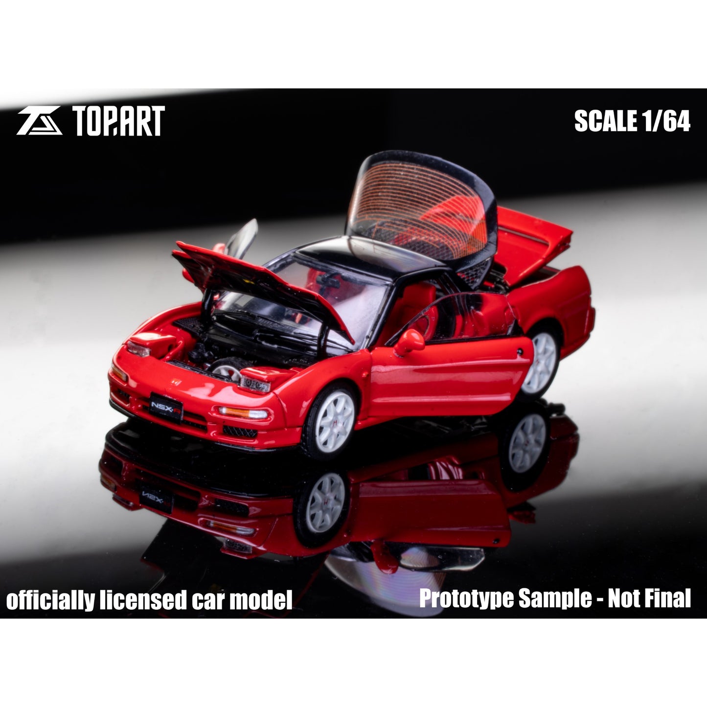 TopArt - Pre-Order - Honda NSX-R (NA1) 1992-1995, Red - TAO640009